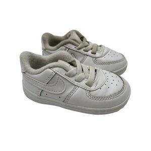 Nike Shoes Infant Sz 4C CK2201-100 White Baby Sneakers Soft Sole Classic